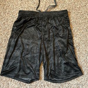 Champion Black And Gray Soccer Shorts. Size Medium